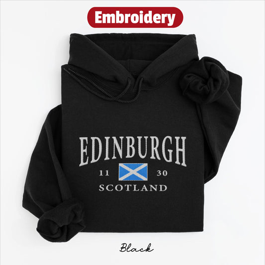Edinburgh embroidered hoodie