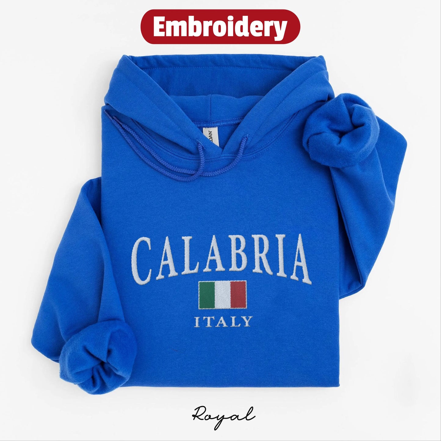 Calabria embroidered hoodie