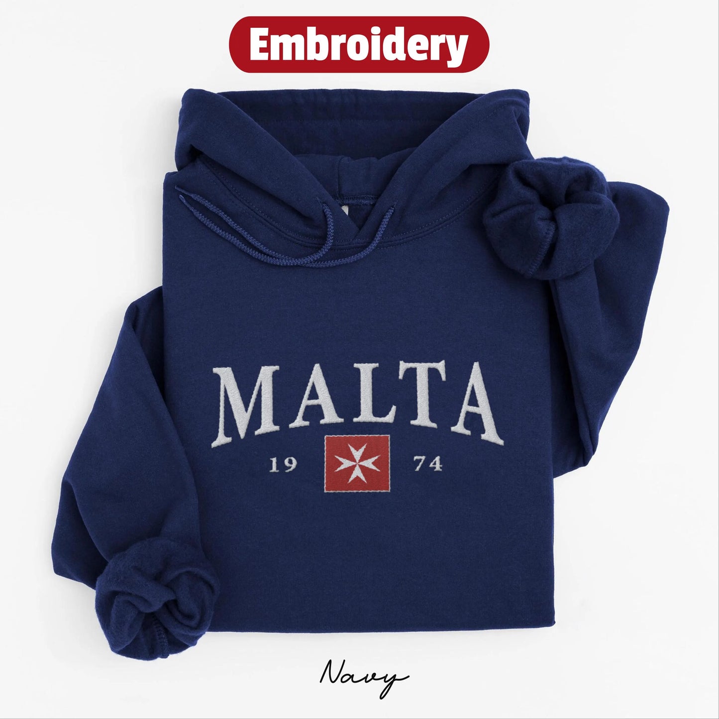 Malta embroidered hoodie