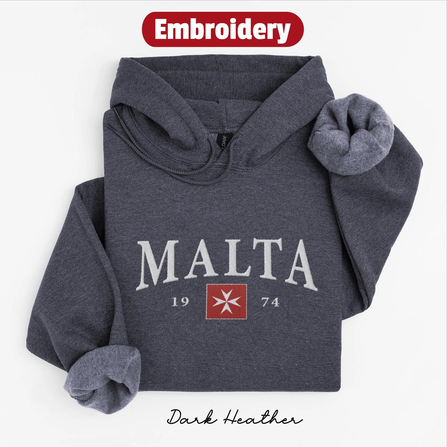 Malta embroidered hoodie