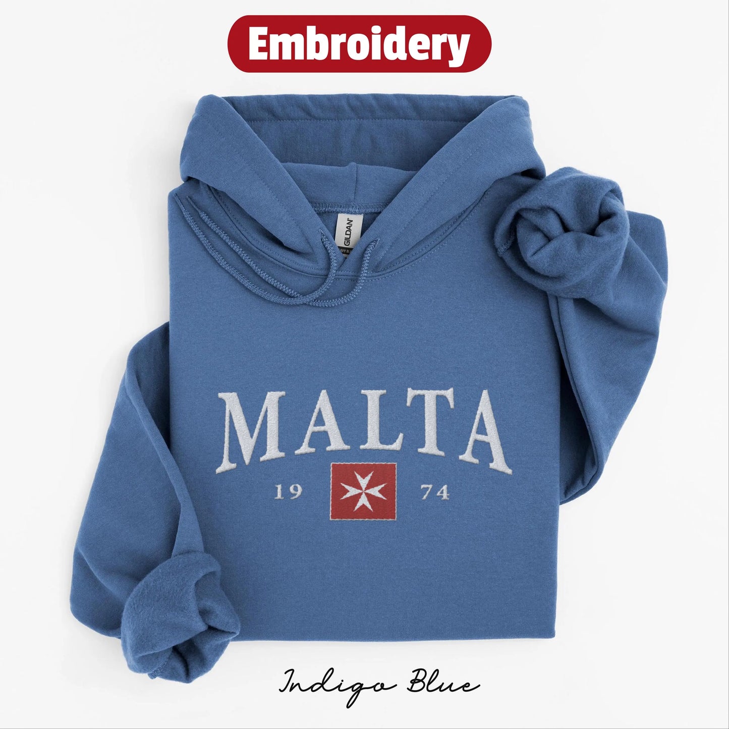 Malta embroidered hoodie