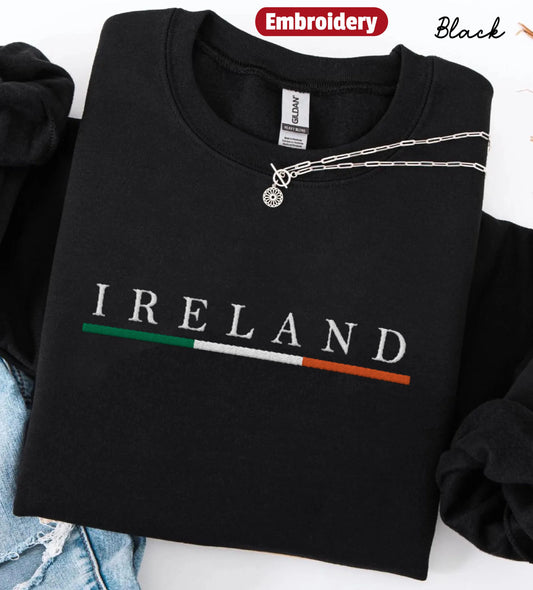 Ireland  embroidery sweatshirt crewneck