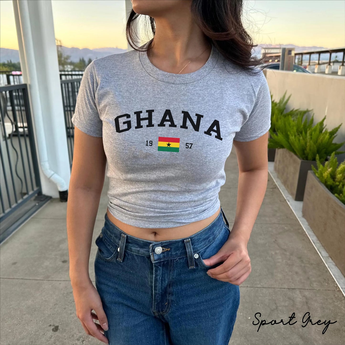 Ghana Y2K  Women's Baby Tee
