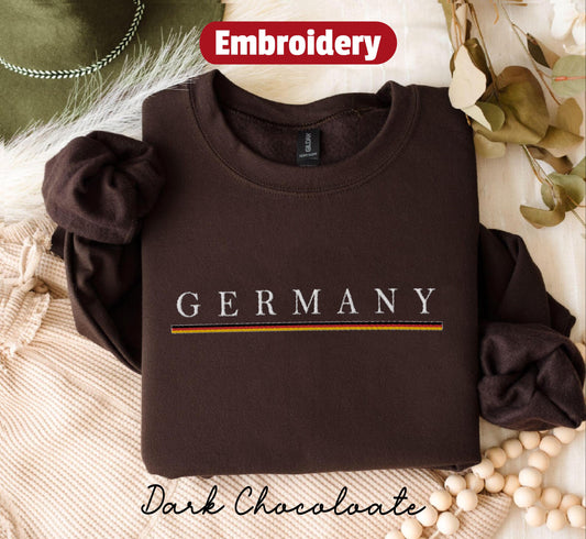 Germany Flag embroidered sweatshirt