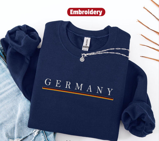 Germany Flag embroidered sweatshirt