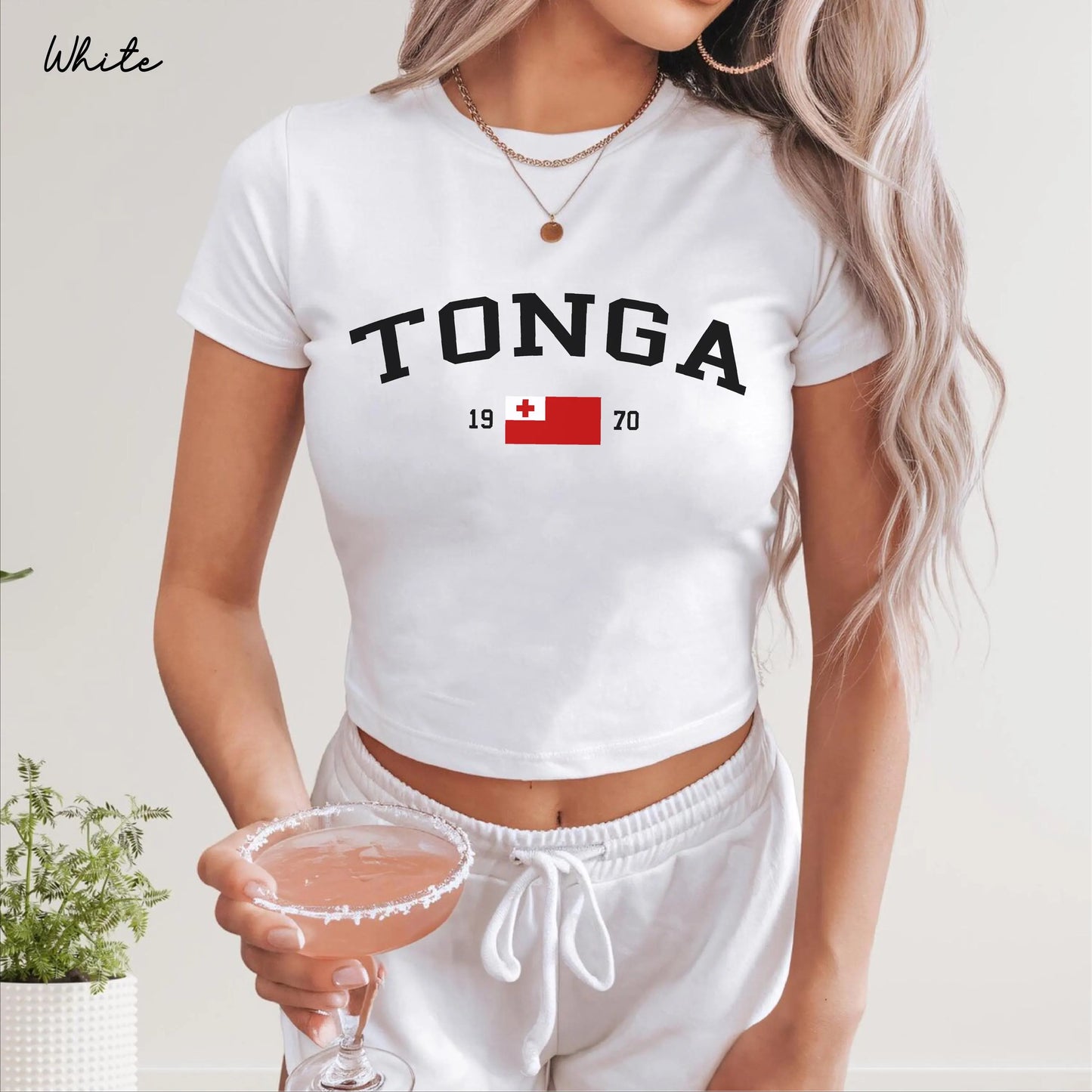 Tonga Y2K Women's Baby Tee