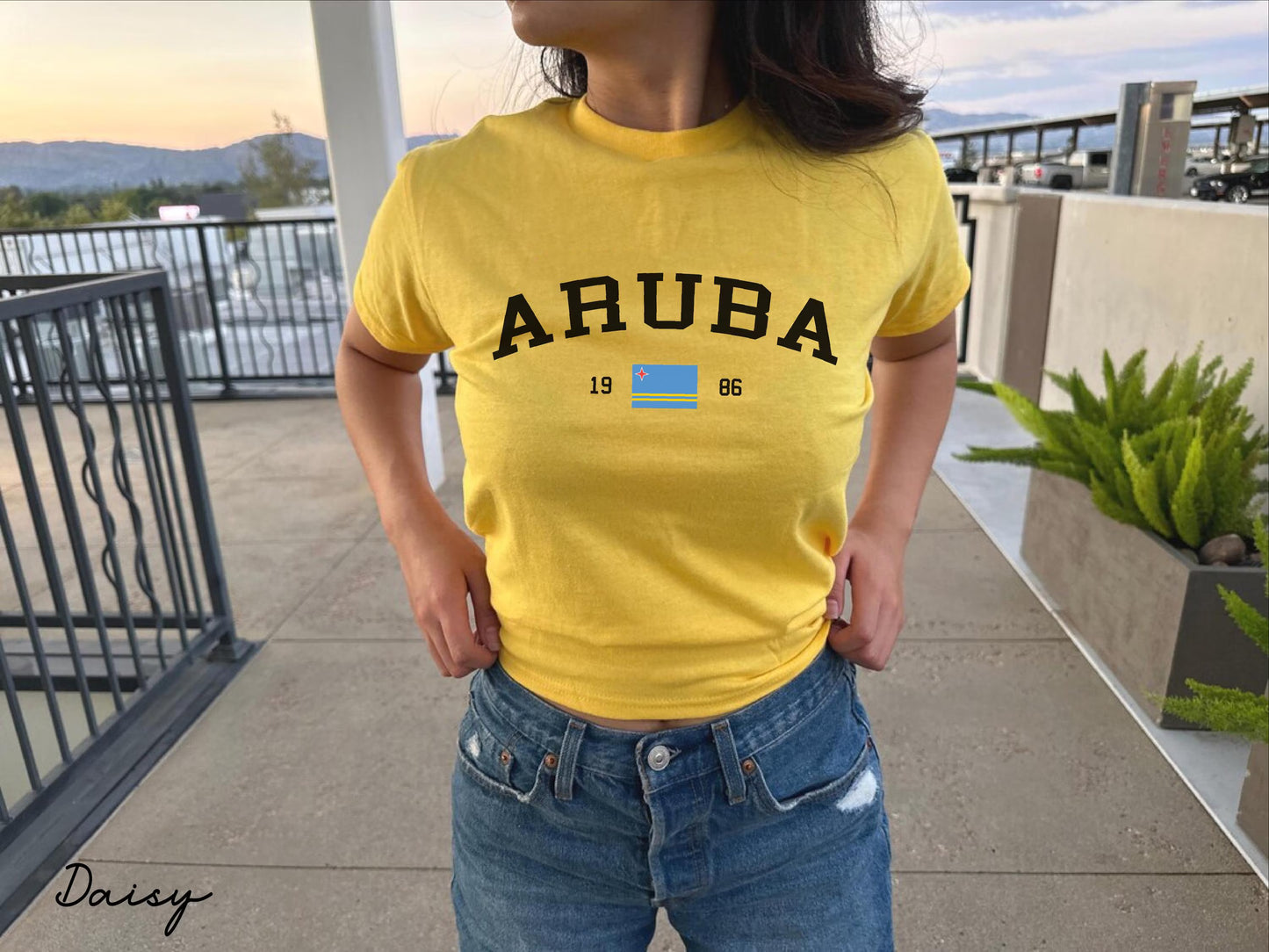 Aruba Y2K Women's Baby Tee