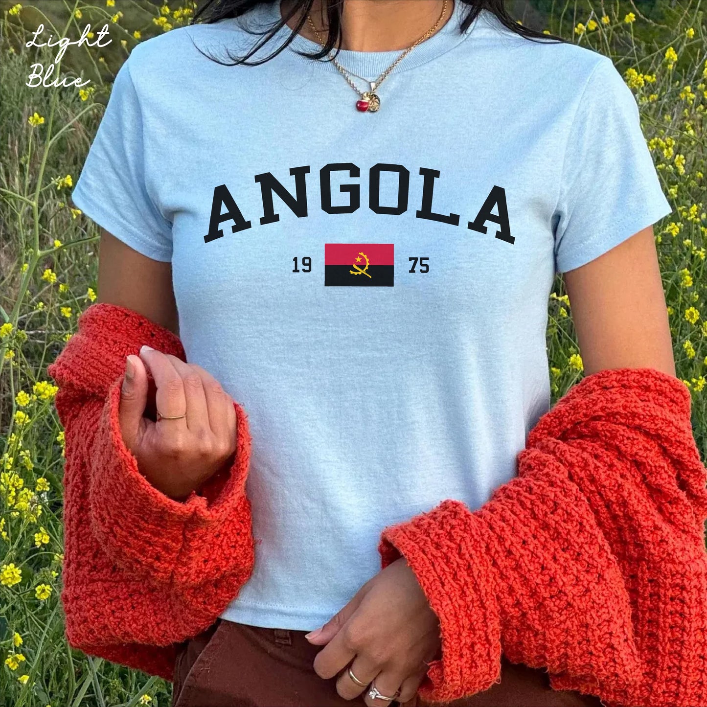 Angola Y2K Women's Baby Tee
