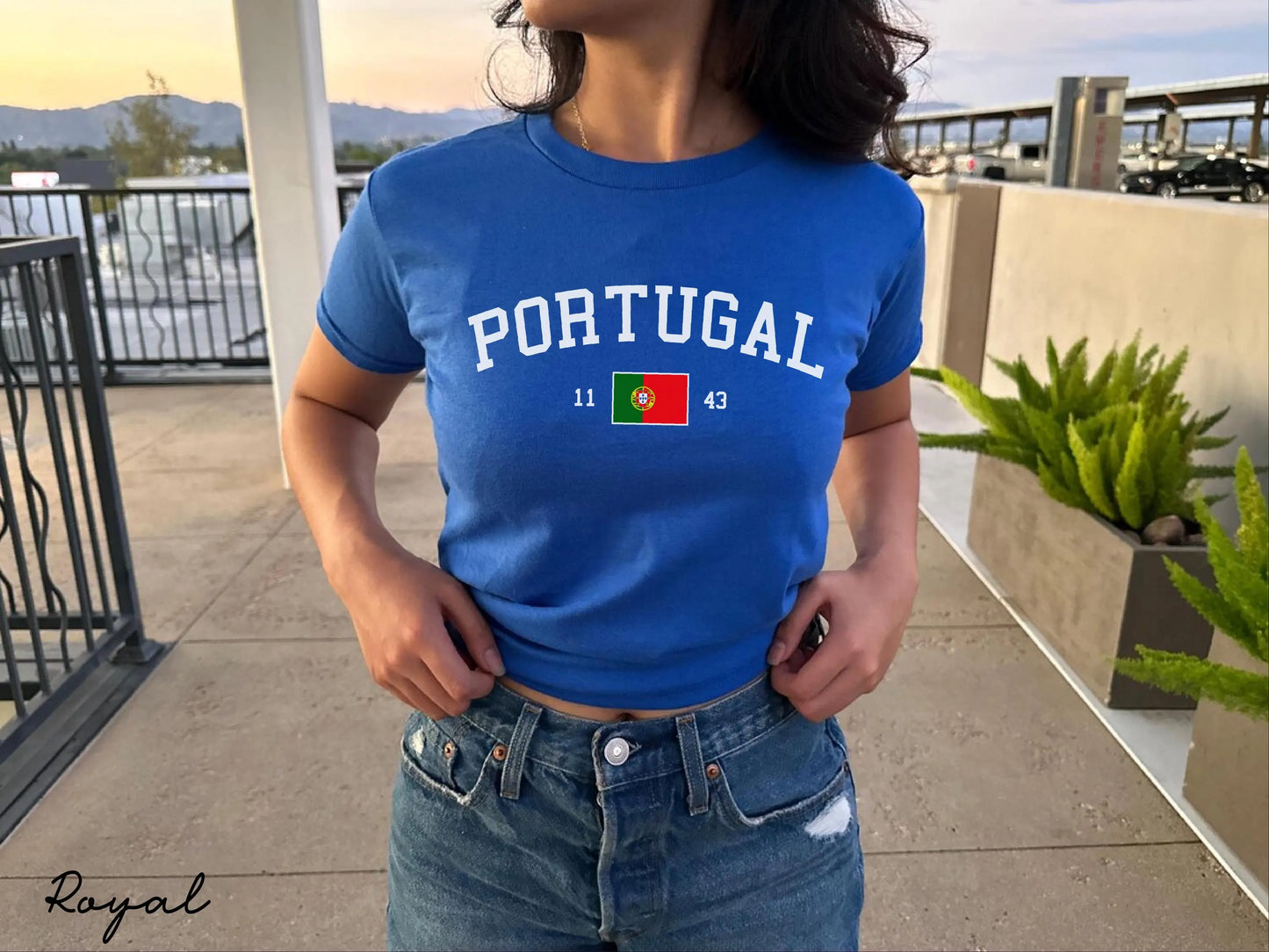 Portugal Y2K  Women's Baby Tee
