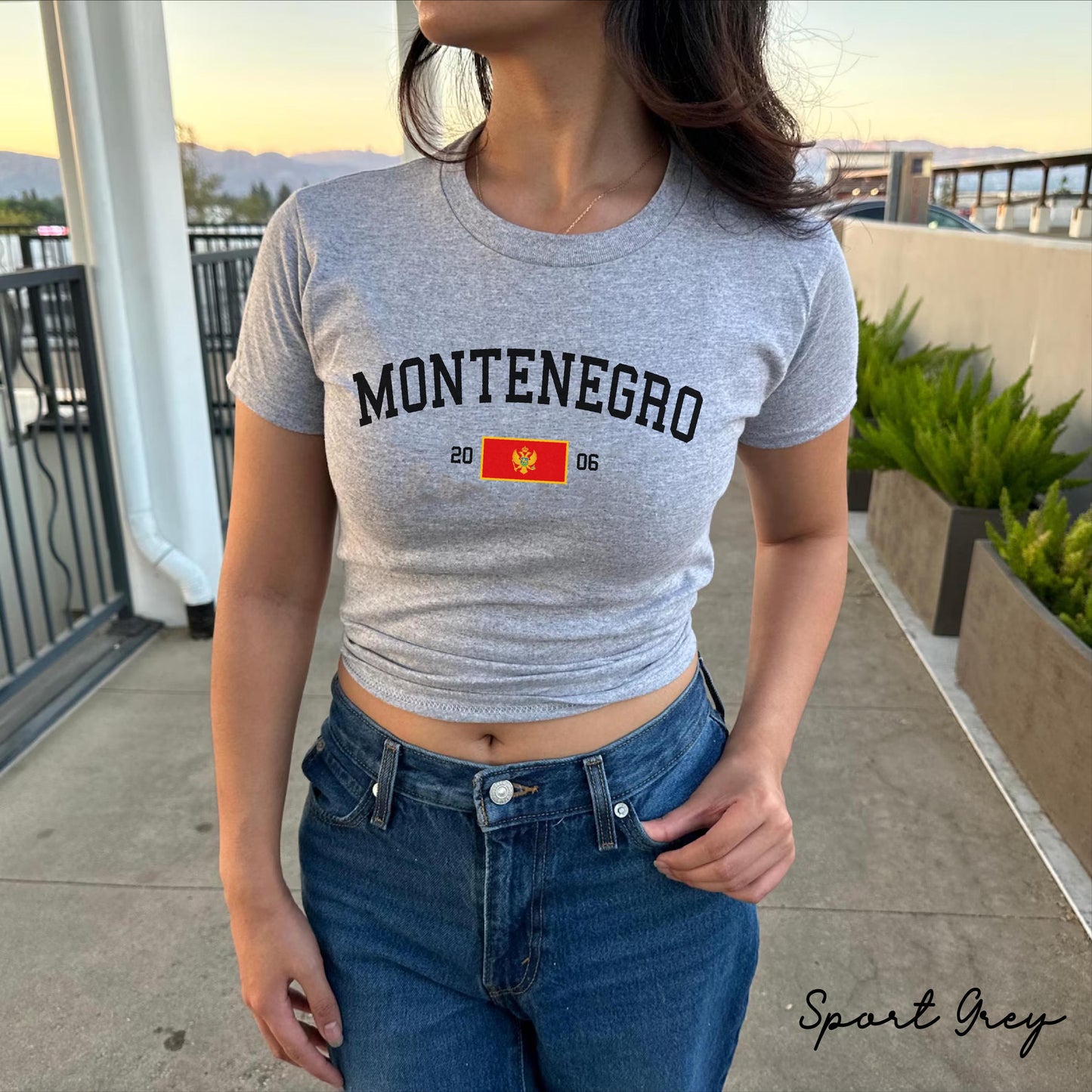 Montenegro Y2K Women's Baby Tee