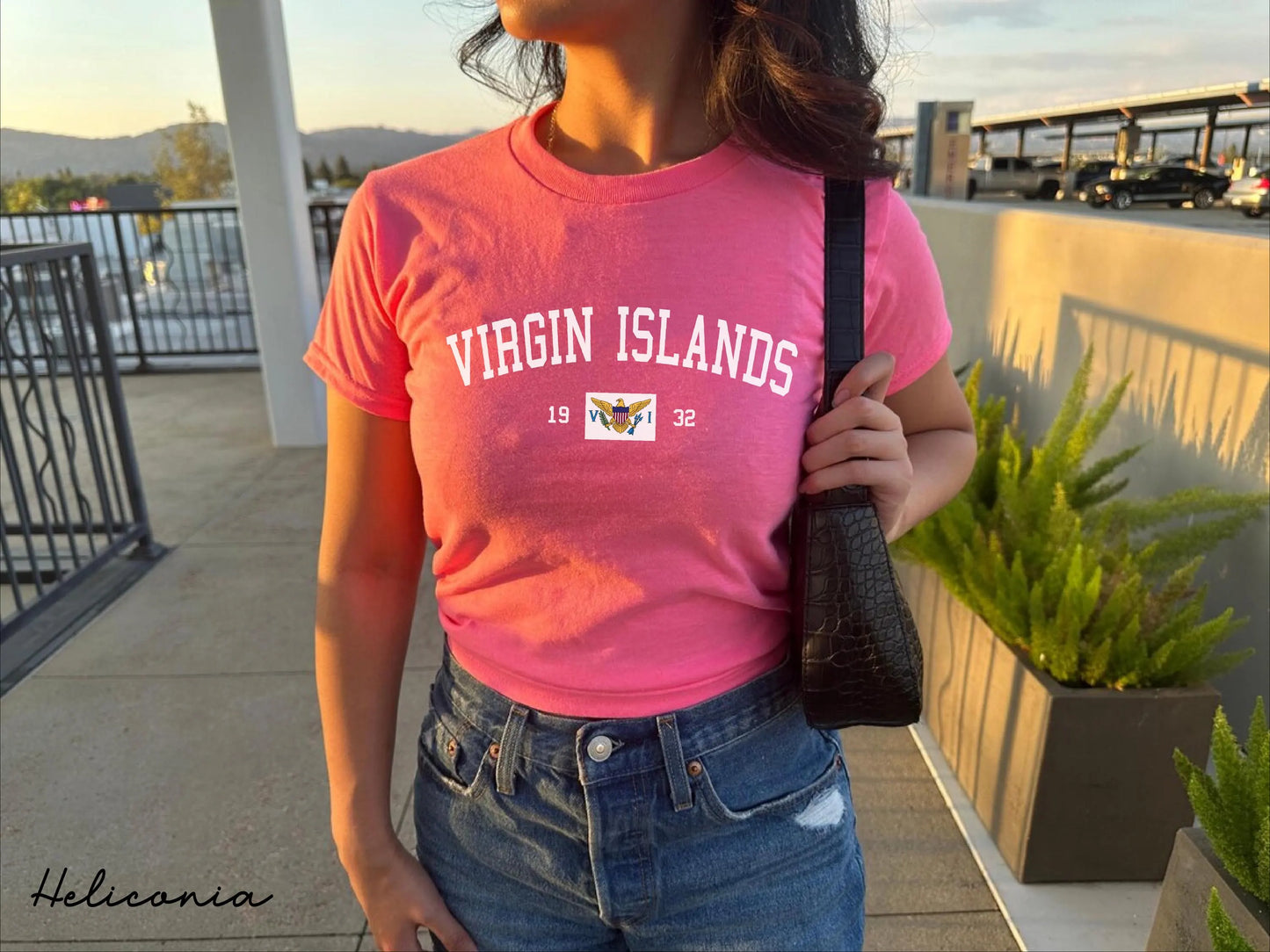 Virgin Islands Y2K  Women's Baby Tee