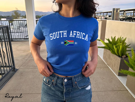 South Africa Y2K  Women's Baby Tee