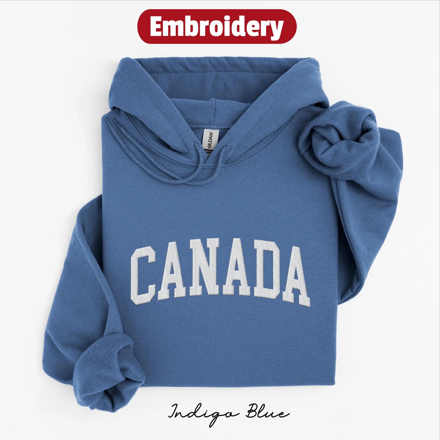 Canada embroidery hoodie