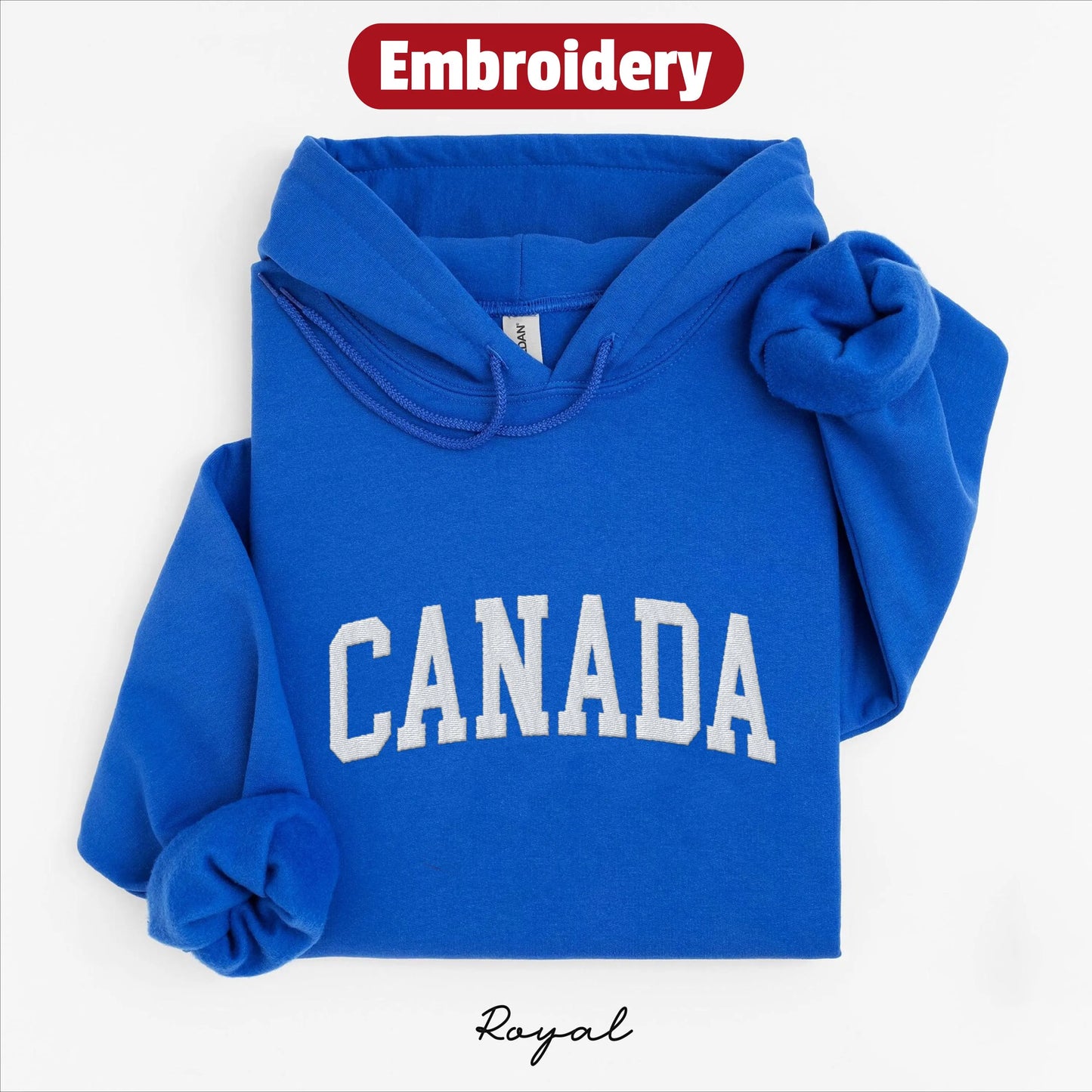 Canada embroidery hoodie