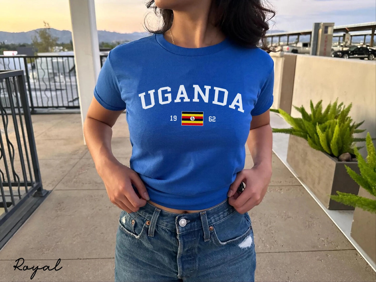 Uganda Y2K Women's Baby Tee