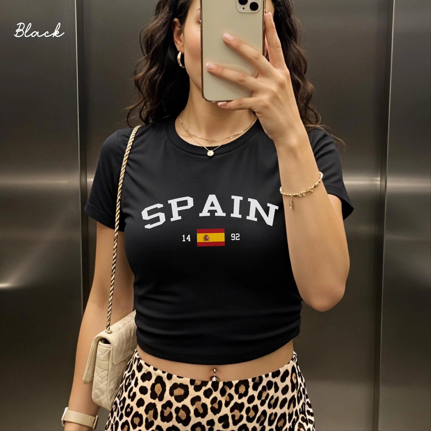 Spain Y2K Women's Baby Tee