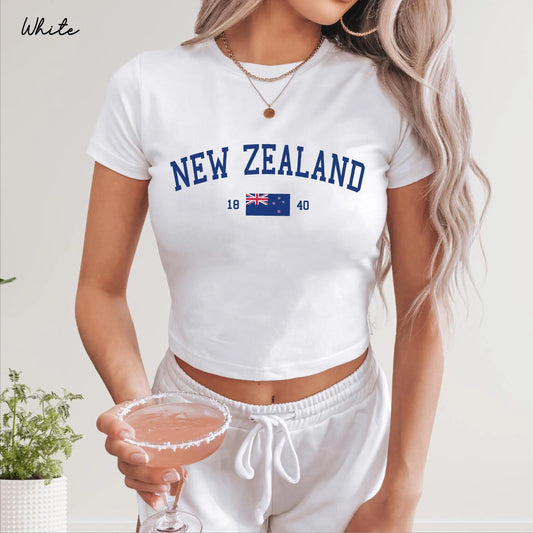 New Zealand Y2K  Women's Baby Tee
