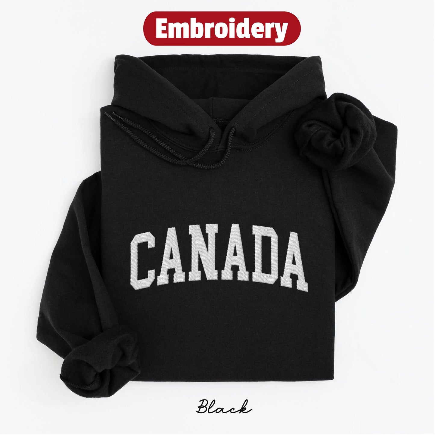 Canada embroidery hoodie