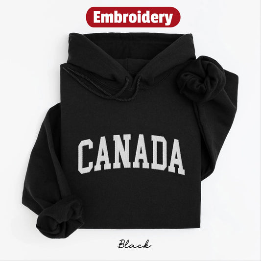 Canada embroidery hoodie