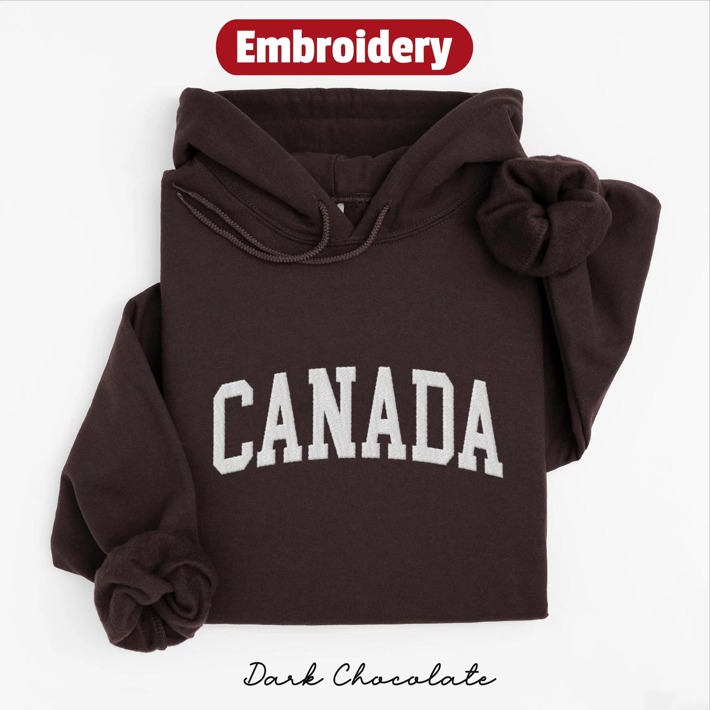 Canada embroidery hoodie
