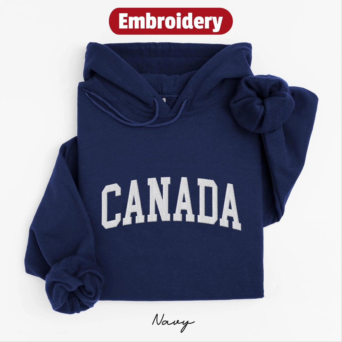 Canada embroidery hoodie